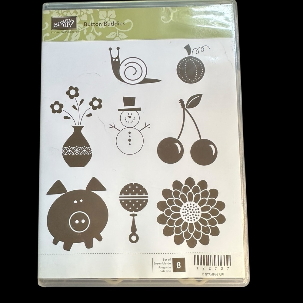 Stampin’ Up!  Rubber Stamp set Button Buddies